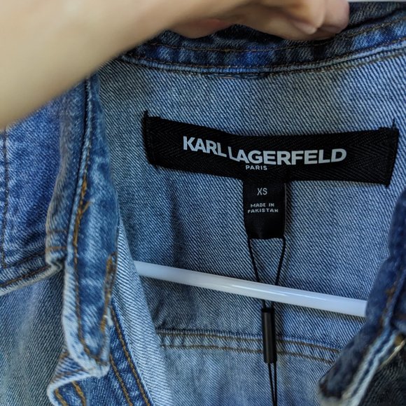 Karl lagerfeld denim jacket - Picture 2 of 5